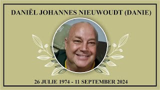 Danie Nieuwoudt  Begrafnis 19 September 2024 [upl. by Lawtun]