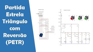 Partida Estrela Triângulo com Reversão PETR utilizando o CADe SIMU  Aula 7 [upl. by Trebleht419]