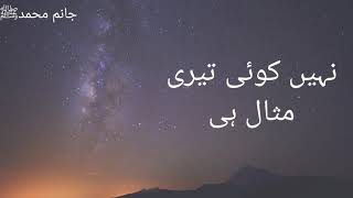 SALLU ALAIHI WA ALAIHI  Jo na hota tera jamal hi  Naat lyrics in Urdu  Khursheed Ahmad [upl. by Bolitho398]