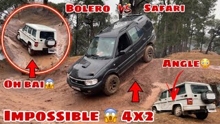 Bolero VS safari  extreme offroad 😱 [upl. by Olecram]