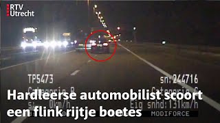 Verkeerspolitie komt hardleerse Mercedesbestuurder tegen  RTV Utrecht [upl. by Reames]