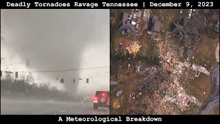 Meteorological Breakdown Deadly Tornadoes Ravage Tennessee  December 9 2023 [upl. by Tristan]