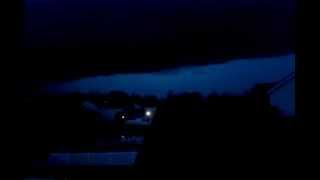 St Charles tornado cloud moving through [upl. by Haroppizt]