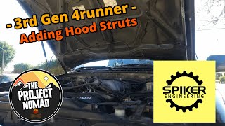 Spiker Engineering Hood Strut Kit  3rd gen 4runner [upl. by Aicinet]