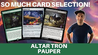 So much card selection Altar Tron just can see the whole deck and combo off  MTG Pauper [upl. by Reinaldo]