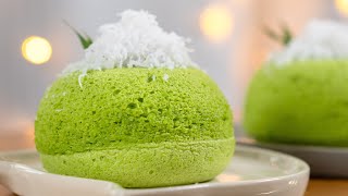 香兰椰丝流心椰糖蛋糕  天然色素、简单易做的高颜值甜品 💚 OndehOndeh Lava Cake  Easy Recipe 小雁我的爱心食谱 [upl. by Naved]