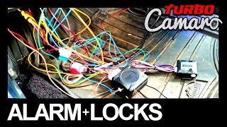 1967 Turbo Camaro  Cheap Alarm System amp Power Locks Upgrade [upl. by Sucramrej723]