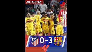 🔴 Barcelona goleó al Atlético Madrid de visitante y recupera el segundo lugar fifa futbol laliga [upl. by Lasley706]