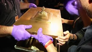 Time capsule from 1914 opened in the US [upl. by Beaufert]