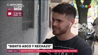 Gastón Soffritti sobre la denuncia contra Darthés  El noticiero de la gente [upl. by Reace]