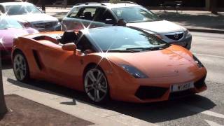 EPIC Supercar Combo in Vienna  Gallardo F430 Gran Tourismo 911 Turbo Acceleration and more [upl. by Raimondo291]