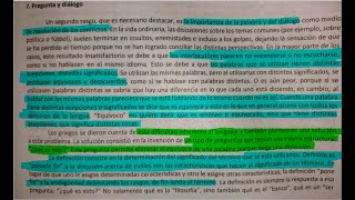 7 Pregunta y dialogo Filosofia curso de ingreso UNLAM [upl. by Etnuahs398]