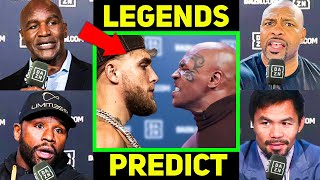 Boxing Legends PREDICT Jake Paul VS Mike Tyson [upl. by Acker]