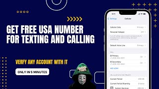 How to Get ESIM for Free for Texting and Calling  Free US Phone Number [upl. by Niajneb]