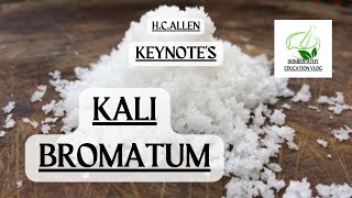 KALI BROMATUM Homeopathic Materia Medica By quotKEYNOTESquot BHMS homeopathyeducationvlog vlog [upl. by Lowrance]