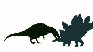 Acrocanthosaurus vs Stegosaurus [upl. by Elam]