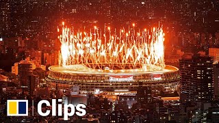 Tokyo marks Olympics opening ceremony with fireworks and drone display [upl. by Asiluy]