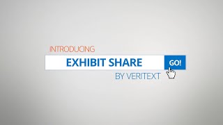 Veritext  Exhibit Share [upl. by Tadashi238]