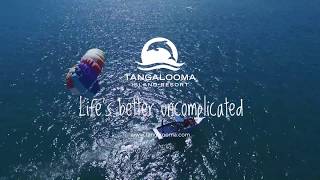 Parasailing at Tangalooma Island Resort [upl. by Selbbep]