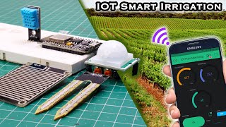 ESP8266 Smart Irrigation System Blynk [upl. by Wershba]