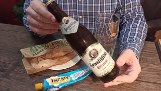 Benediktiner Weissbier  Mit Fleischpflanzerl  Biertest 37 [upl. by Lyrradal]