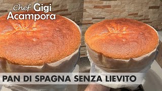 PAN DI SPAGNA  SENZA LIEVITO  SOFFICE e ALTO  Ricetta FACILE e VELOCE [upl. by Hinkle182]