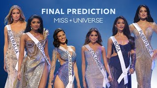 TOP 20 FINAL PREDICTIONS  MISS UNIVERSE 2023 👑 [upl. by Jelks]