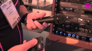 AKG WMS 40 Mini Single amp Dual UHF Wireless Microphone Systems  agiprodjcom  NAMM 2012 [upl. by Arvin]