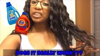 Reviving Your Synthetic Wig with Laundry Products Does it Really Work [upl. by Reemas]