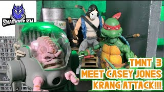 TMNT 3 Stop Motion Film  Raphael vs Casey Jones Krang ATTACK [upl. by Airotkciv]