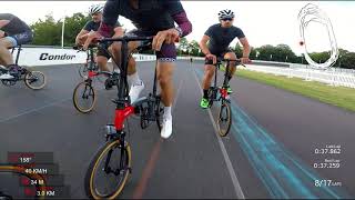 Brompton 48 Invitational Race Final  Pros racing folding bikes [upl. by Togram955]