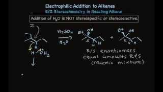 AcidCatalyzed Electrophilic Addition of Water to Alkenes [upl. by Cormick355]