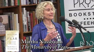 Martha Nussbaum quotThe Monarchy of Fearquot [upl. by Elyad998]