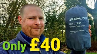 TREKOLOGY UL80 Review  lightweight budget sleeping pad for tent camping [upl. by Lauder94]