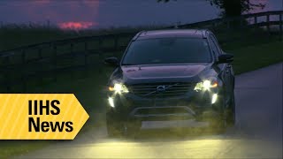 More than half of midsize SUV headlights tested rate marginal or poor  IIHS News [upl. by Irehj]