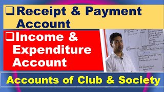 Receipts and Payment Account  IGCSEO LevelCBSE Accounting Tutorial [upl. by Novehs]