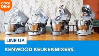 De verschillende Kenwood keukenmixers  Lineup [upl. by Eilime]