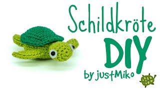 Schildkröte häkeln 🐢 Do it Yourself  Zuschauerwunsch by justMiko [upl. by Emirak]