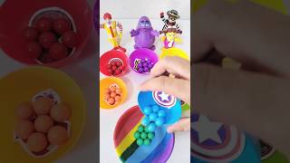 【ASMR＃377】McDonald Oddly satisfying Video ASMR Colorful beads shorts mcdonalds satisfying [upl. by Takakura707]