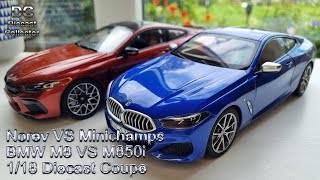 Norev  M850i VS Minichamps M8  118 Diecast  In Depth Review [upl. by Justinn]