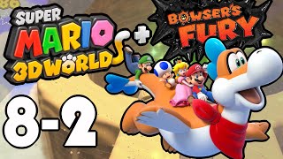 Super Mario 3D World  World 82 Plessies Dune Downhill No Commentary [upl. by Reeves67]