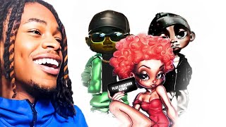 SNSKingBash Reacts To Cash Cobain amp Bay Swag  Fisherrr Remix ft Ice Spice Audio [upl. by Hagar]