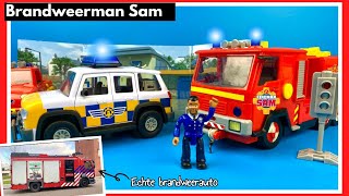 Brandweerman Sam speelgoed en echte Brandweerautos kijken  Family Toys Collector [upl. by Skipton]