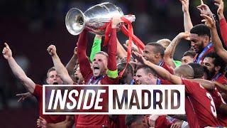 Inside Madrid Tottenham 02 Liverpool  The Reds lift the European Cup [upl. by Cadell]