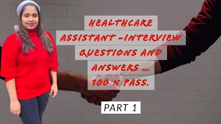 HEALTHCARE ASSISTANT INTERVIEW QUESTIONS AND ANSWERS 2022  PART 1 MALAYALAM [upl. by Nahtnanhoj]