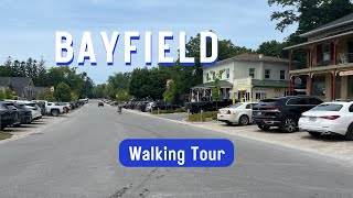 Bayfield Main Street Walking Tour ⎸ Beautiful Coastal Village in Ontario [upl. by Yelkcub]