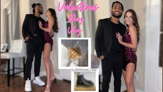 VALENTINES DAY VLOG 🤎 surprising him [upl. by Lilia]