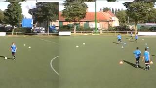 THOMAS VLAMINCK TECHNIEKTRAINING PASSEN EN AANNEMEN Technical Training Football [upl. by Soirtimid]