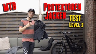 MTB Protektorenjacke Test  Evoc Protector Jacket Pro amp POC SPINE VPD 20  Protektoren Jacke Level2 [upl. by Efar]