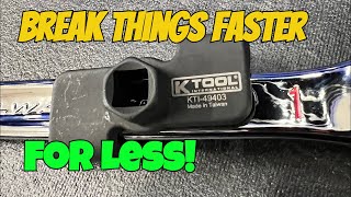 KTool Wrench Extender Saves You From Bleeding Money [upl. by Chet]